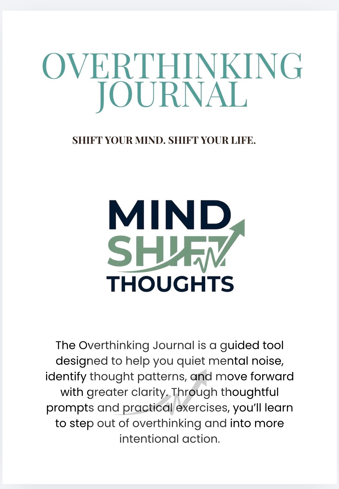 The Overthinking Journal cover
